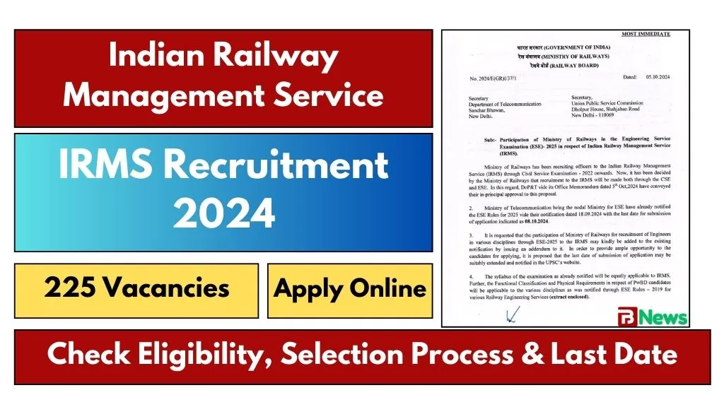 IRMS Recruitment 2024