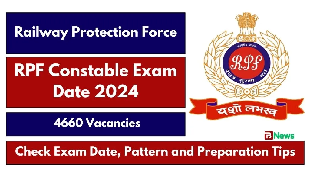 RPF Constable Exam Date 2024