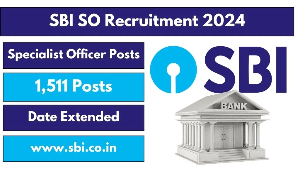 SBI SO Recruitment 2024