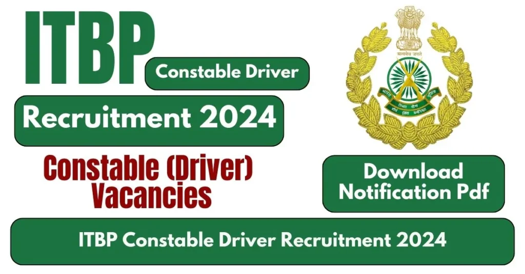 itbp-constable-driver-recruitment-2024